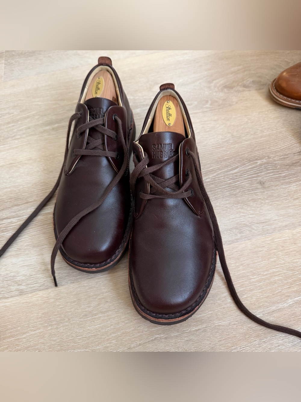 Brown Leather Oxford Shoes | Samuel Hubbard